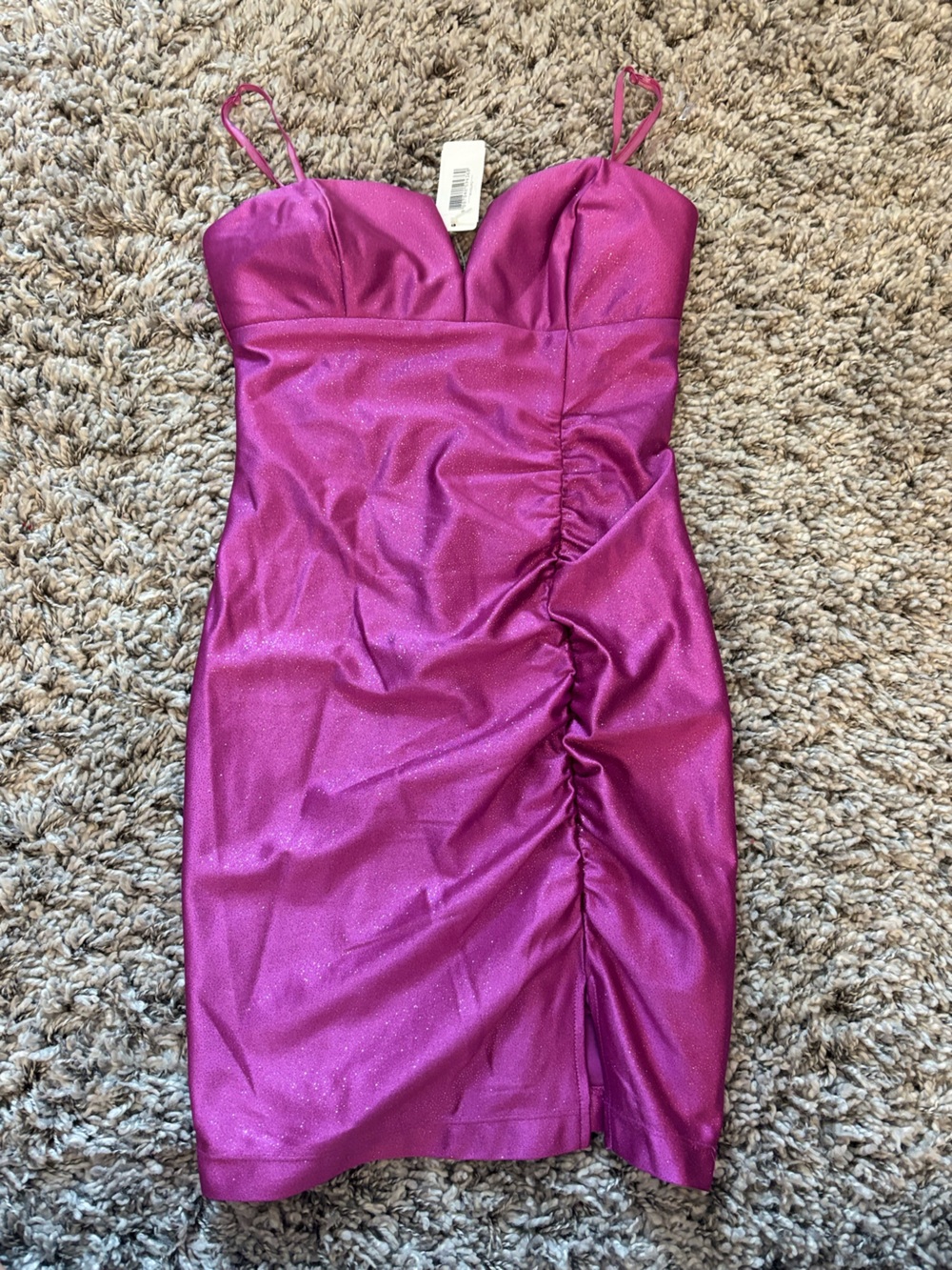 Honey and Rosie Sparkling Magenta Dresss
